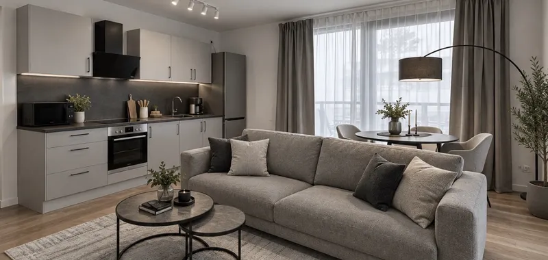 Stylish Living in Berlin: Voll möblierte Neubauwohnung mit Balkon — photo 1